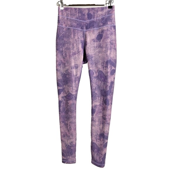 Calia by Carrie Underwood Leggings S Stay The Path Purple Pink Tie Dye Yoga - Picture 2 of 9